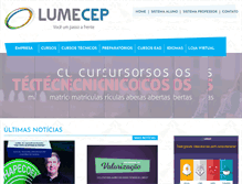 Tablet Screenshot of lumeonline.com.br